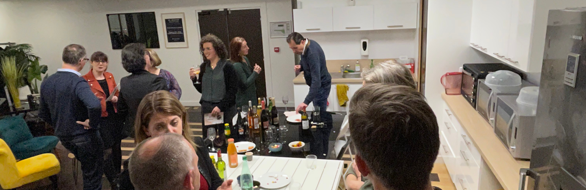 événements networing salle de réunion cuisine 
